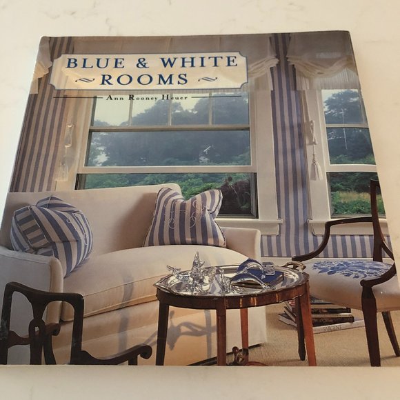 Blue and White Rooms Barnes and Noble Book - Picture 1 of 8